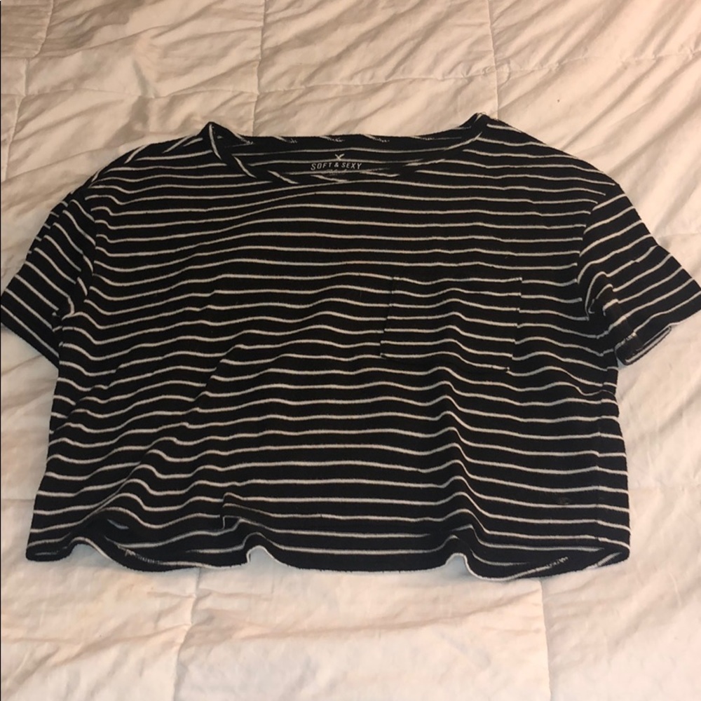 oversized t-shirt crop top